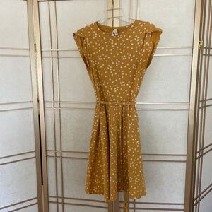 Pact Yellow Flower Dress